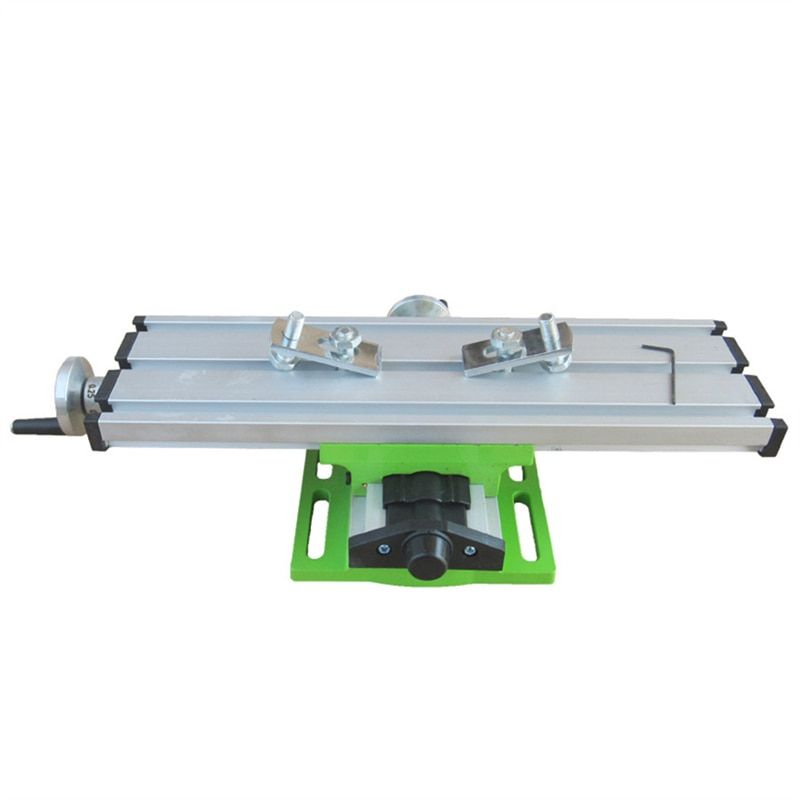(Choiz) Aluminum Alloy Milling Machine Ragum Table Cross Milling Bor Duduk Catok Bor Freeze Mini