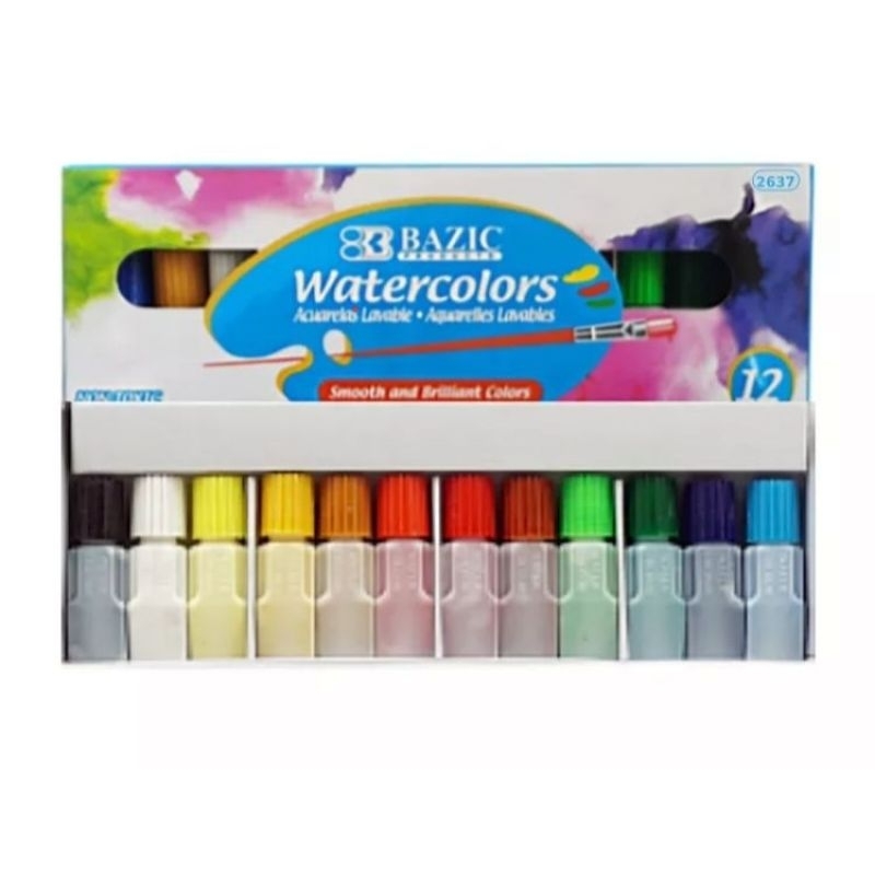 

Basic water colour 12 warna 3 ml