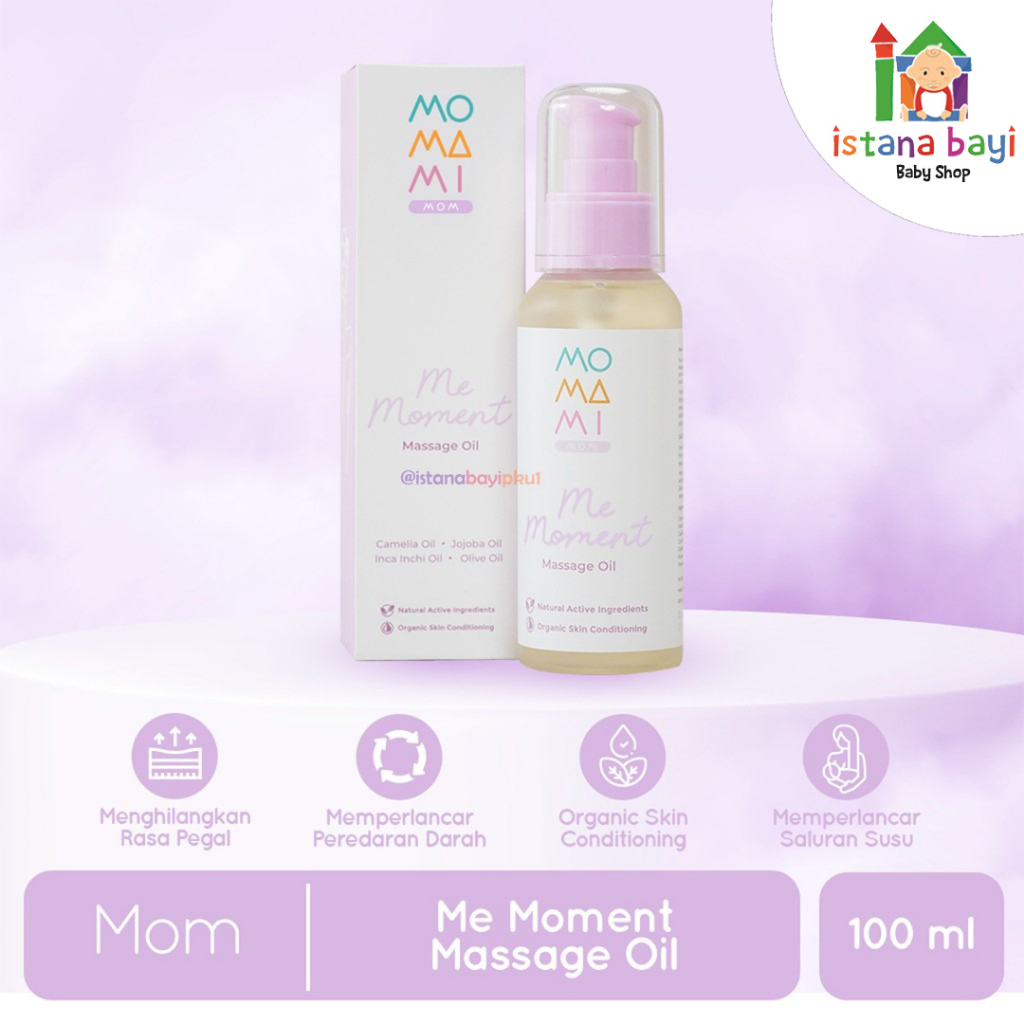 Momami Me Moment Massage Oil 100ml - Minyak pijat anak