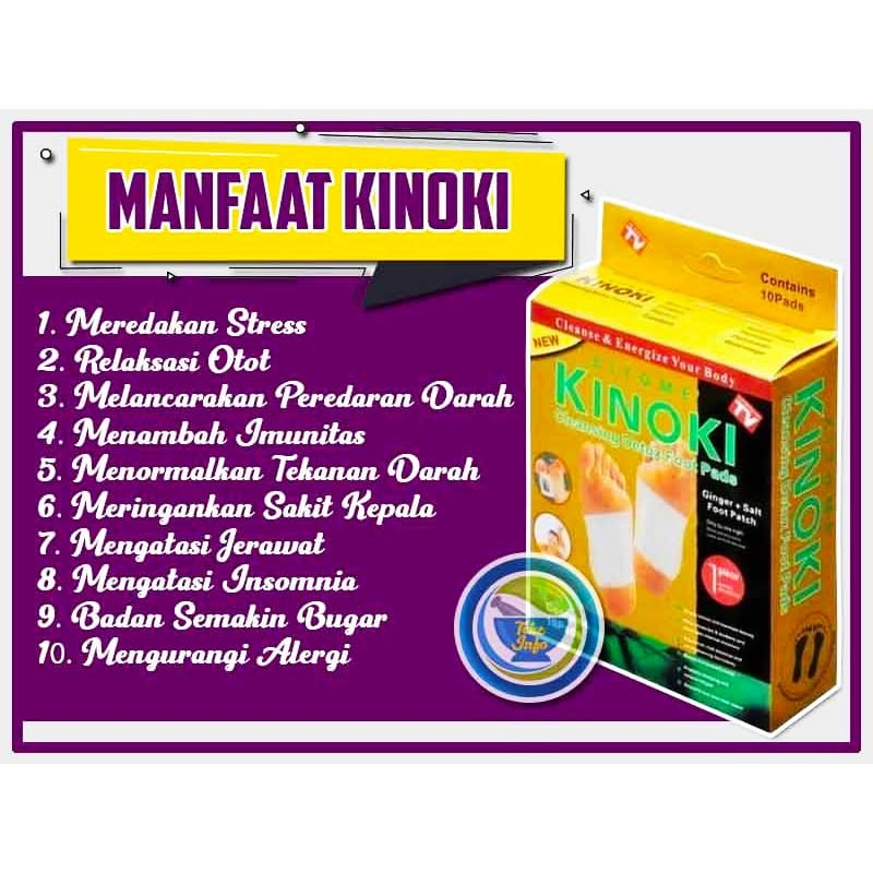 (MLTSTR) Kinoki GOLD Ginger Salt Detox Koyo Kaki Ajaib Kemasan 1 Pack isi 10pcs