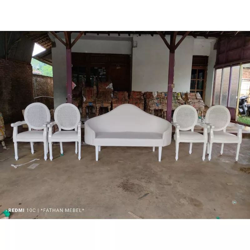 Kursi pelaminan rotan / sofa & kursi rotan pelaminan