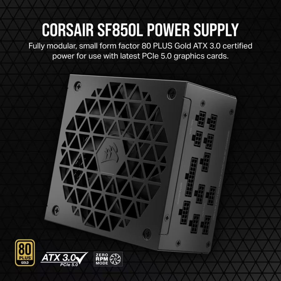 PSU Corsair SF-L Series 850W SF850L SFX | 80 Plus Gold ITX