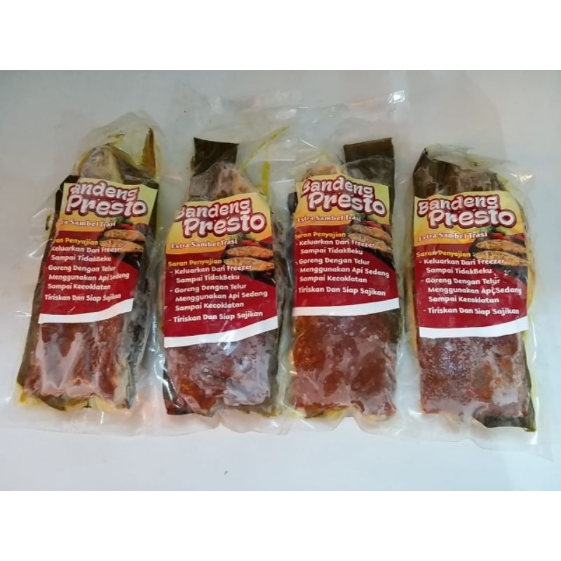 

bandeng presto lengkap sambal terasi