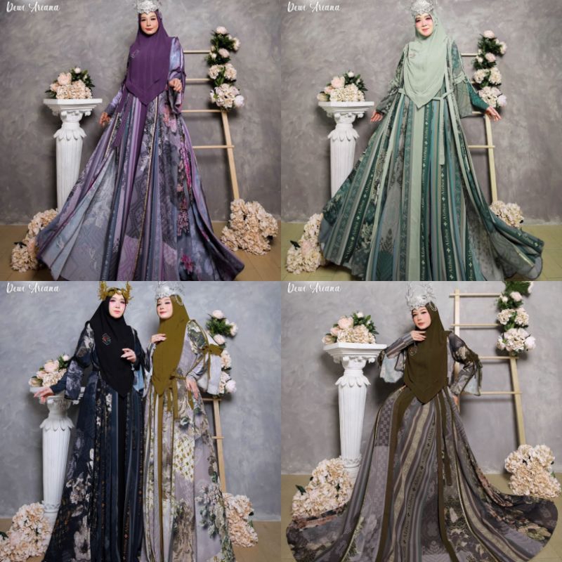 Gamis Syari DEWI ARIANA BY ALZHEA PREMIUM