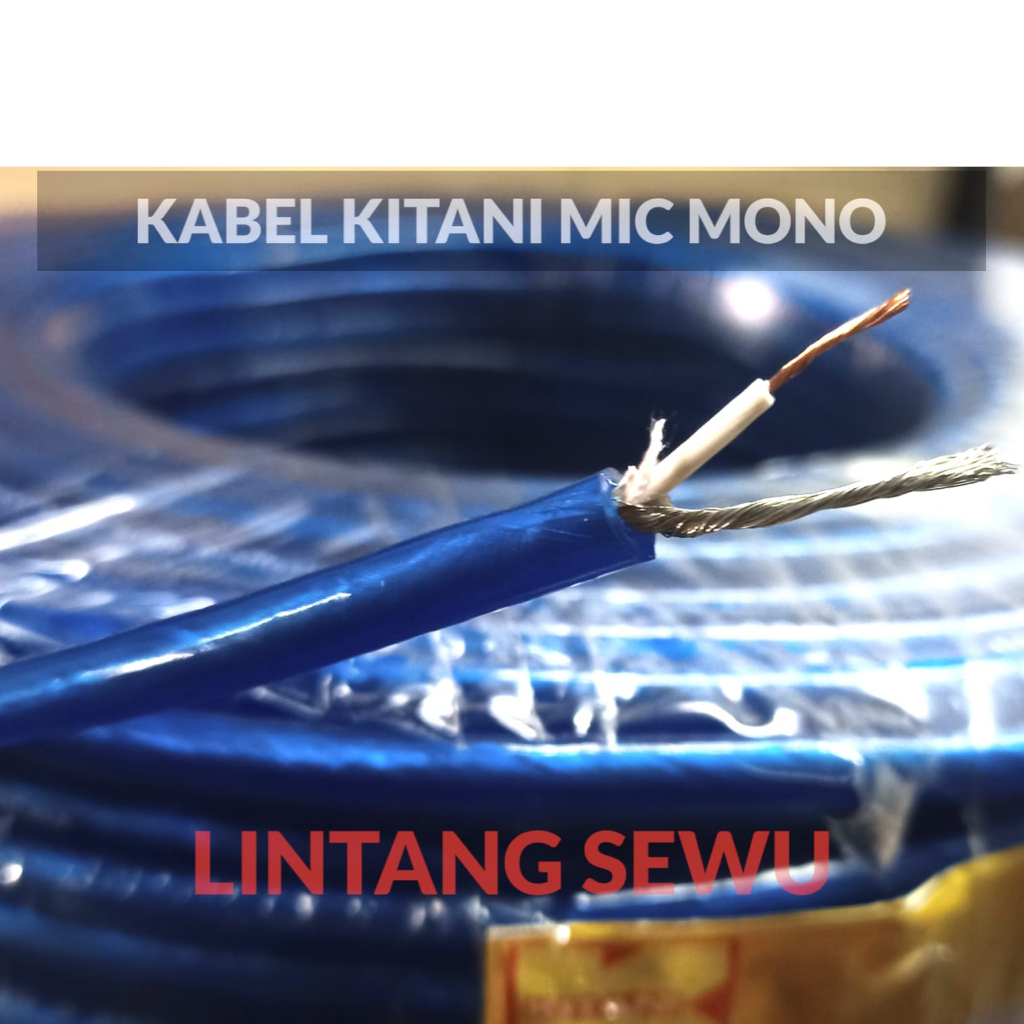 KABEL MIC MONO KITANI 1 X 25 X 64 0.12 KABEL MIC AUIDO KITANI MONO 1X25X64/0.12