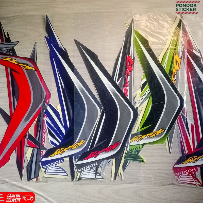 Striping sticker Honda Blade 2012 2013