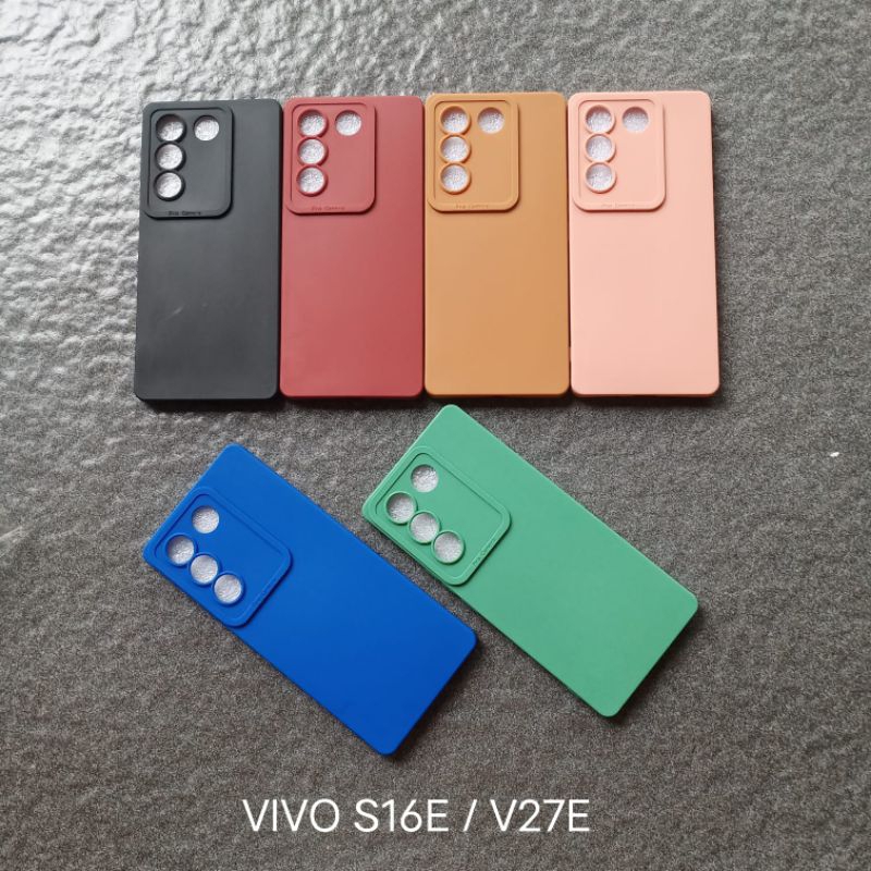 Case Vivo V27E . S16E soft case softcase softshell silikon cover casing kesing housing