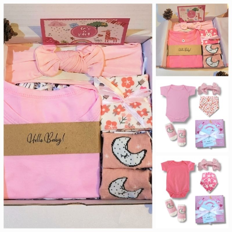 Hampers baby gift/ kado lahiran bayi perempuan/jumper set girl