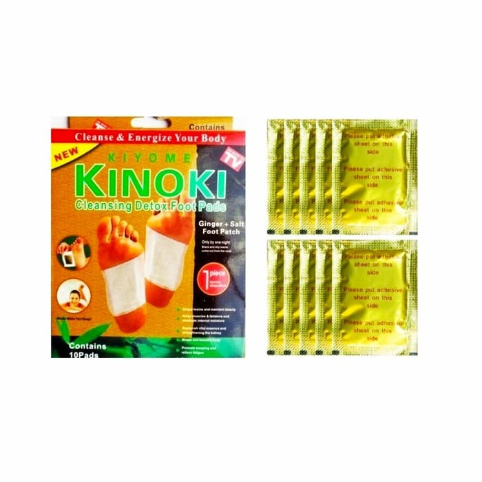 ( JI ) Kinoki Gold Detox Koyo Kaki Ajaib Kemasan pouch isi  10 Kinoki Koyo untuk menghilangkan racun dalam tubuh