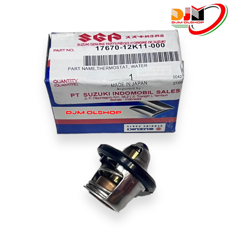 Thermostat Water Assy Gsx 150 Satria Fu Injeksi Original Suzuki SGP 17670-12K11-000