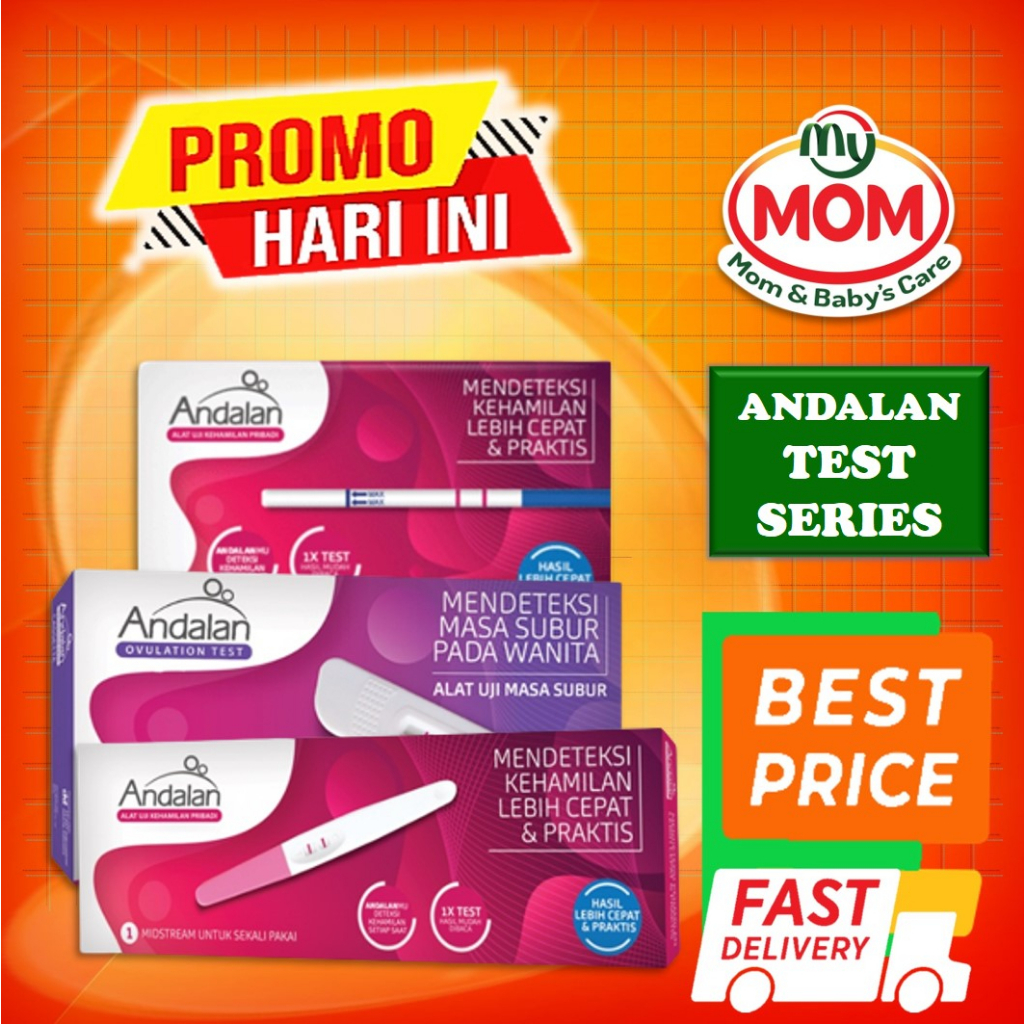 [BPOM] Andalan Pregnancy Test Midstream / Pregnancy Test Strip / Andalan Tes Kehamilan / MY MOM