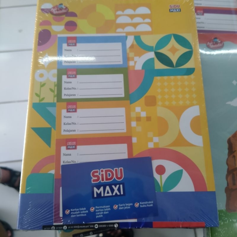 

Sinar Dunia buku tulis sekolah SIDU MAXI Big Boss 42 lembar isi 5 buku