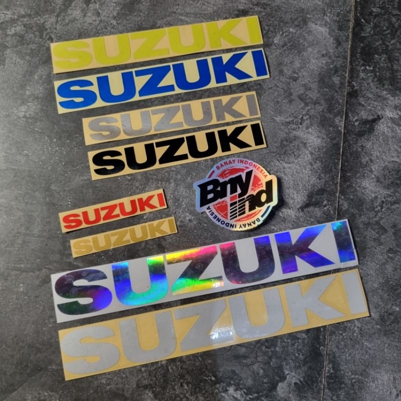 Sticker Stiker SUZUKI Cutting