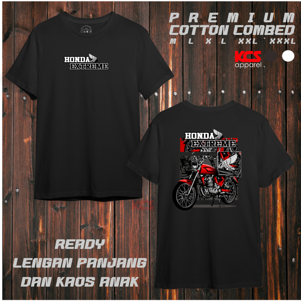 kaos sunmori honda cb herex touring tshirt distro 100