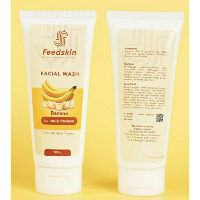 BANANA FACIAL WASH FEED SKIN PISANG