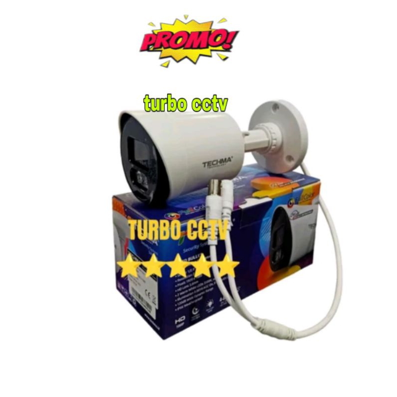 TECHMA CCTV OUTDOOR 2MP COLORVU