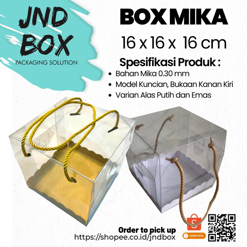 Box Mika Doskue 16 x 16 x 16 cm (Min order 2 pcs)