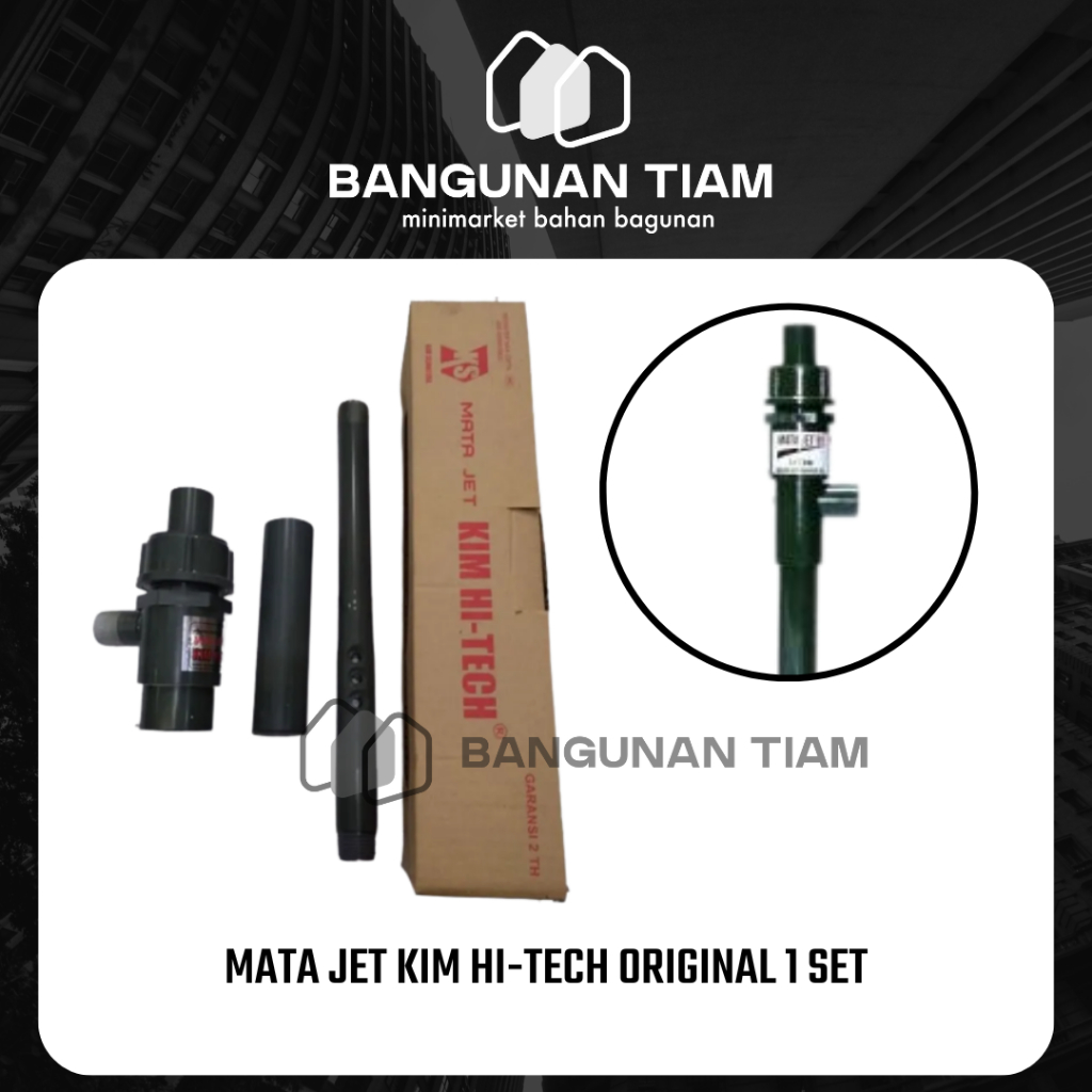 MATAJET KIM HITECH APOLLO ASLI 100% ORI 1 SET (KEPALA, DRAT, SULING) ~ MATA JET PUMP MESIN AIR HI TE