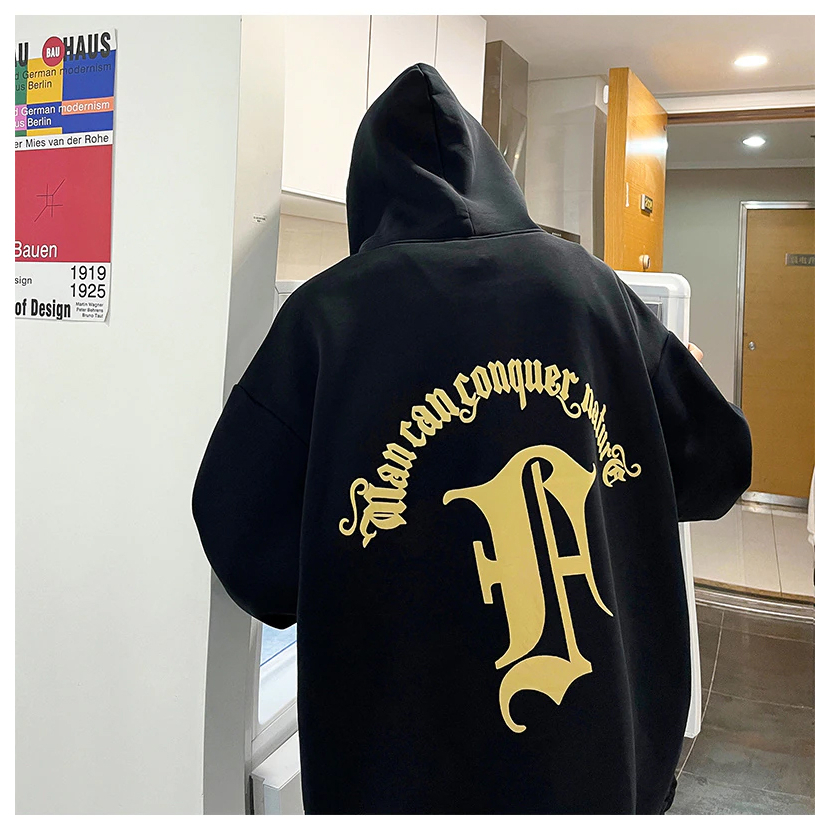 Hoodie MAN CAN CONQUER BIGSIZE (S - 6XL) Jaket Jumper Fleece Streetwear Korean Harajuku Urban Style 