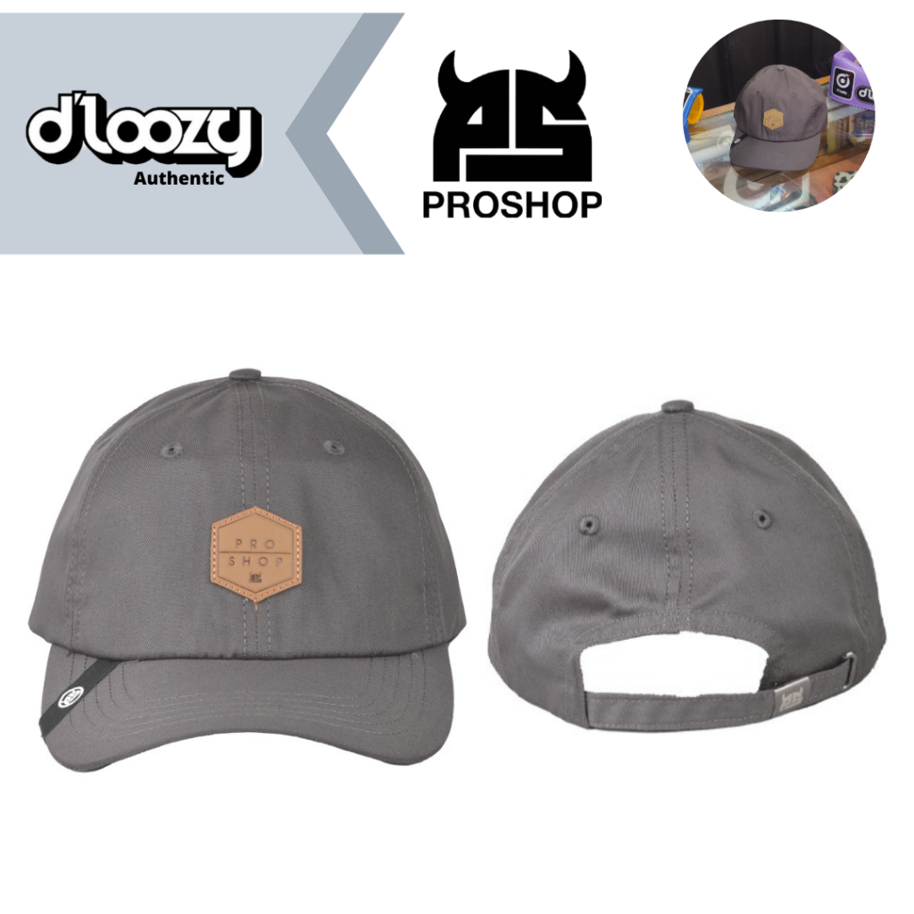 PROSHOP Topi Baseball Polocap Polo Cap Logo Abu Tua 013