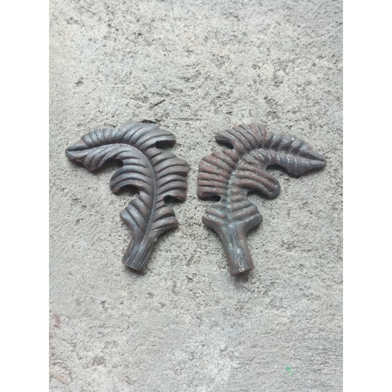Model daun Ornamen Aksesoris Pagar Teralis Besi Tempa Satuan
