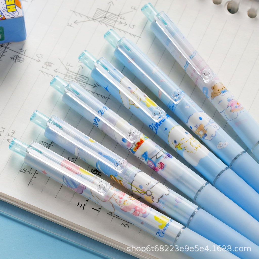 KENSHO Pensil Mekanik Karakter Sanrio Premium / Mechanical Pencil / Hellokitty Cinnamoroll Kuromi PomPom Purin