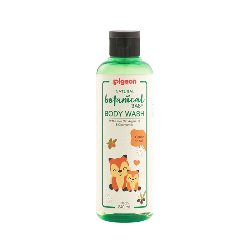 Pigeon Natural Botanical Baby Body Wash 240ml - Sabun Mandi Bayi