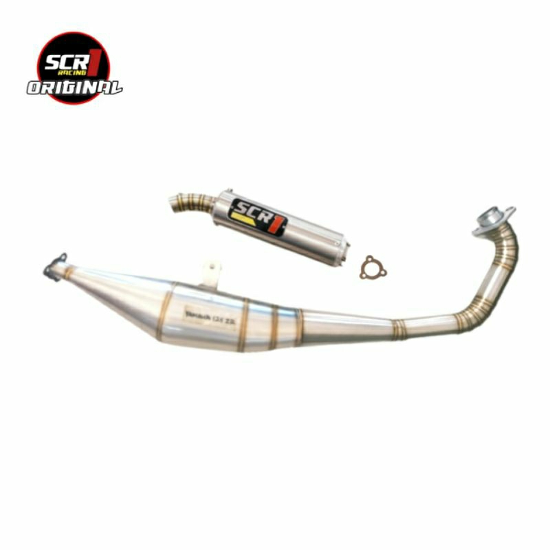 KNALPOT yamaha 125Z - 125ZR model samping stainless