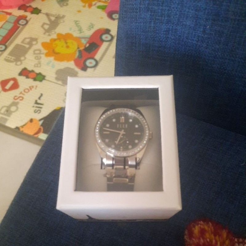 Jam Tangan Wanita ELLE Watch Stainless Silver Original