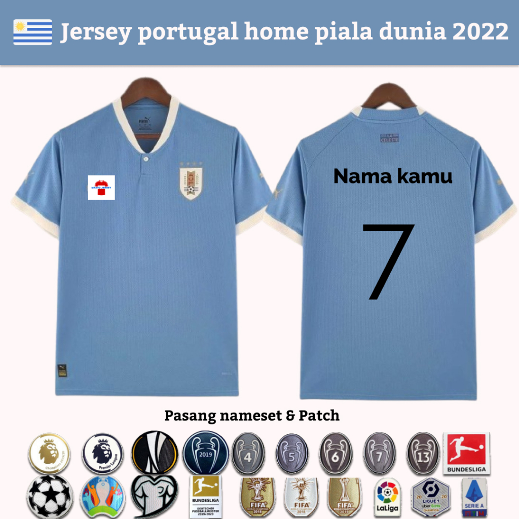 JERSEY URUGUAY PIALA DUNIA 2022 - SUPORTER VERSION