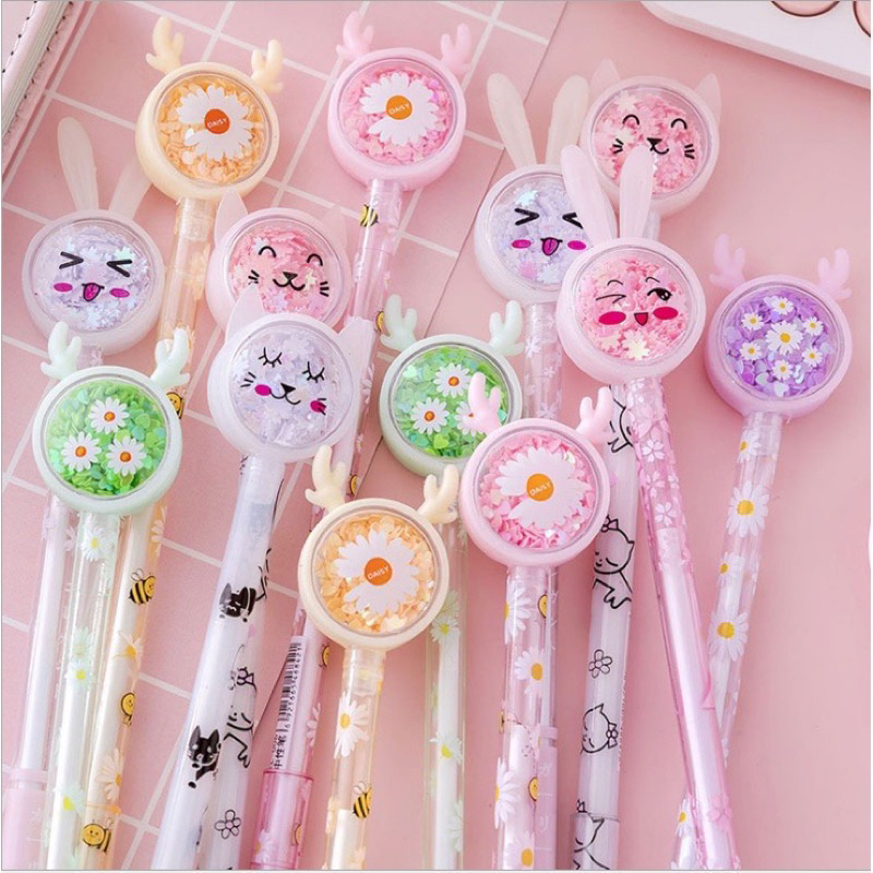 

Pena Karakter Payet Gliter Bunny Lucu Black Ink Gel Pulpen Murah Gel Bolpen Gel Pastel Alat Tulis Sekolah Kantor Murah Import