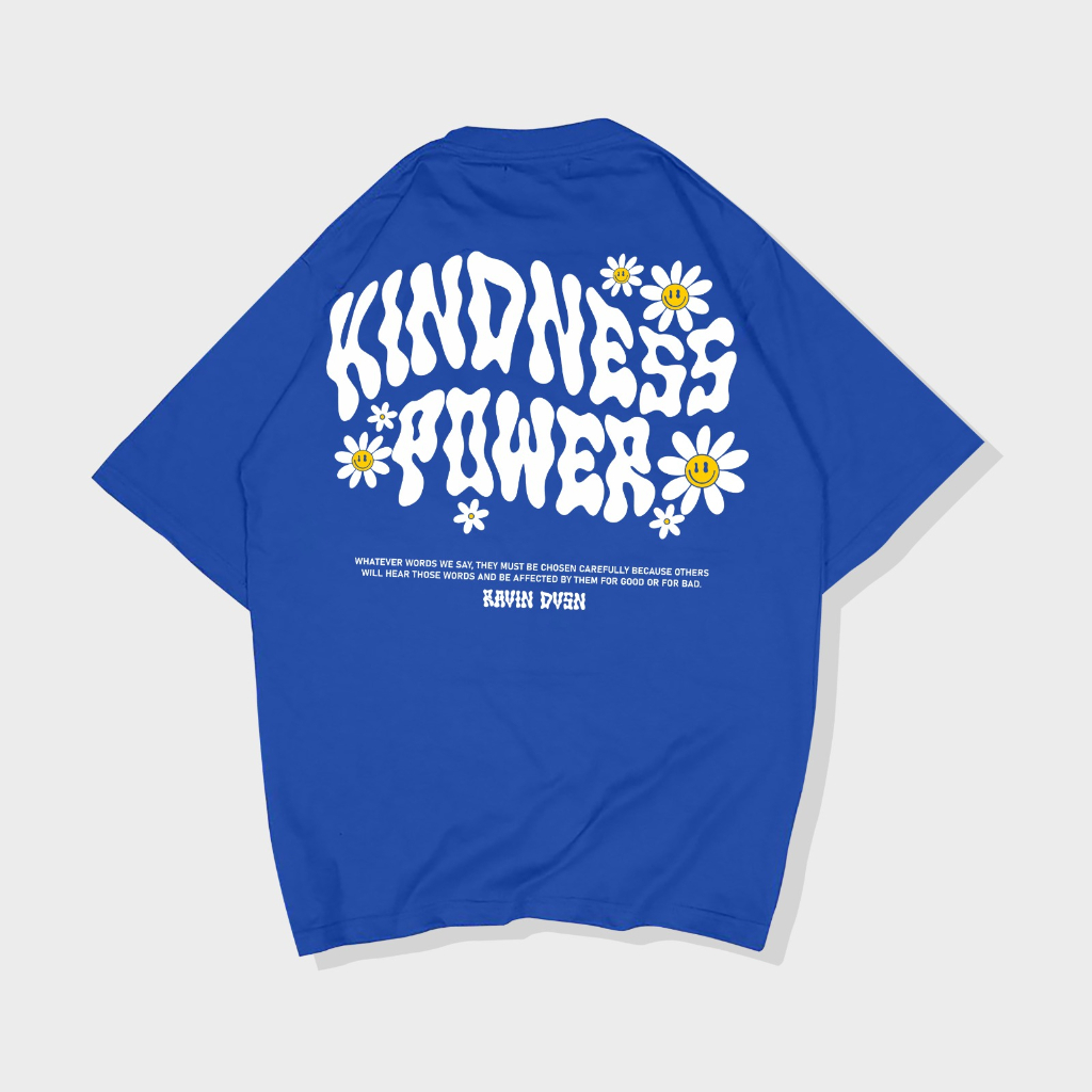 Kaos Overszie KIDNESS POWER// pria dan wanita