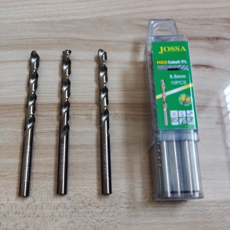 JOSSA Mata bor besi COBALT 5.5mm HEAVY DUTY / JOSSA mata bor Stenlees 5.5mm HEAVY DUTY