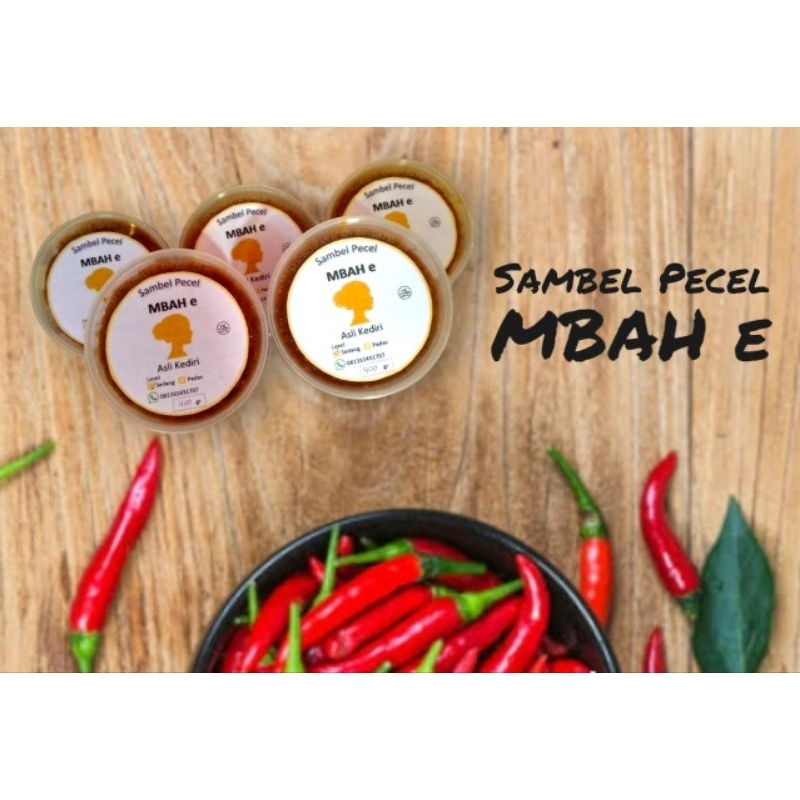 

sambal pecel mbahe