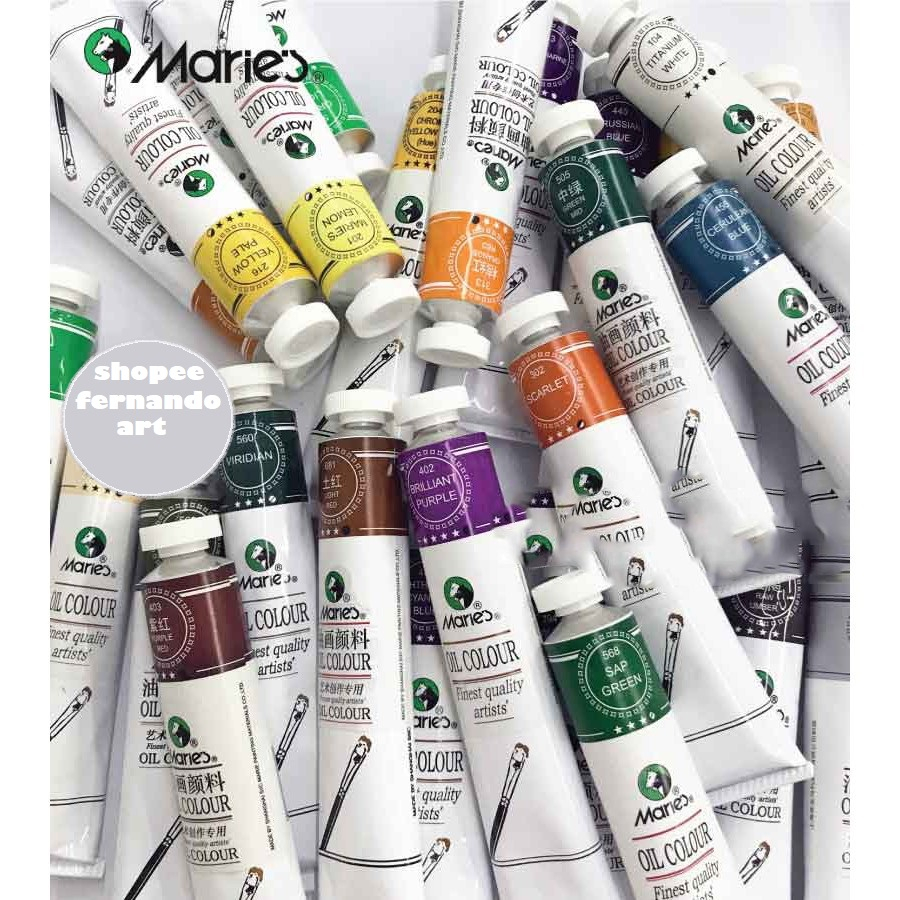 

Marie's Single Oil Colour @50ml / Satuan Cat Minyak Marie's @50ml