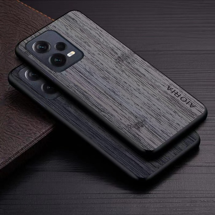 REDMI NOTE 12 PRO 5G / NOTE 12 SOFT CASE AIORIA WOOD CROSS PATTERN COVER TPU SILIKON SOFTCASE