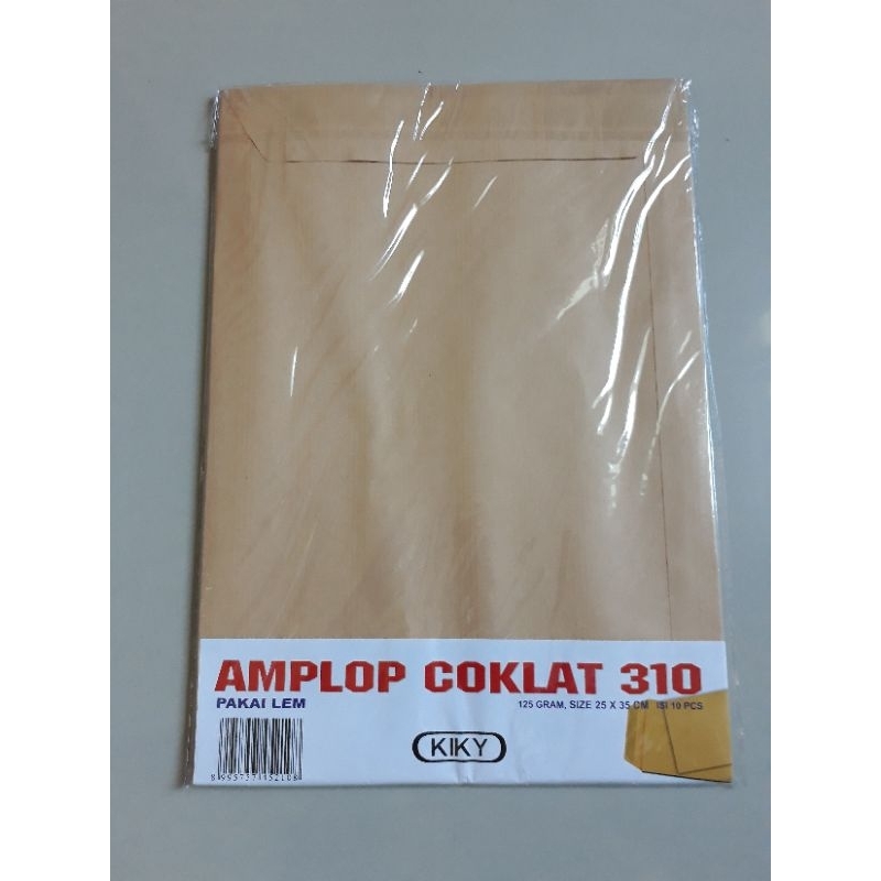 

Amplop Coklat Kiky 310 Isi 10pcs