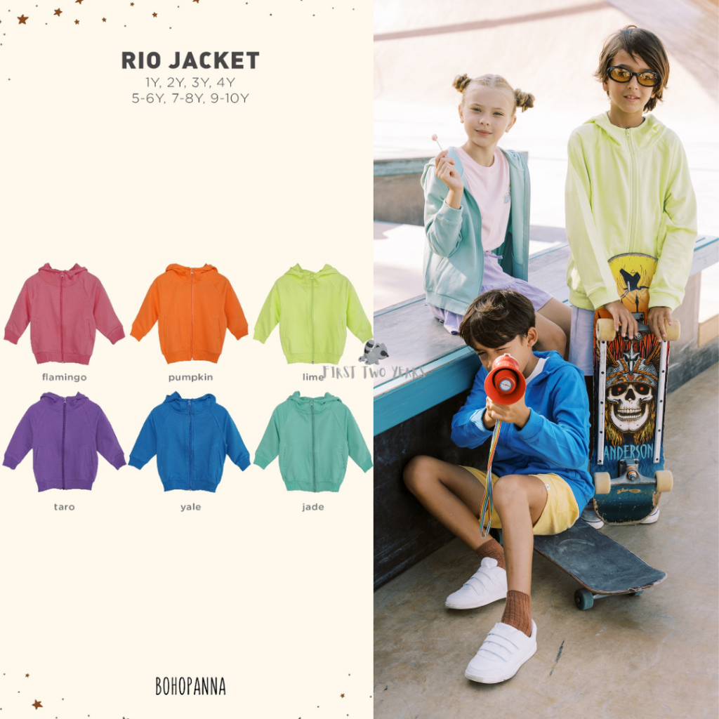 Bohopanna - Rio Jacket / Jacket Hoodie Anak Unisex