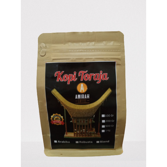 

Kopi Arabika Toraja Asli Original bubuk Halus Powder 200 gram