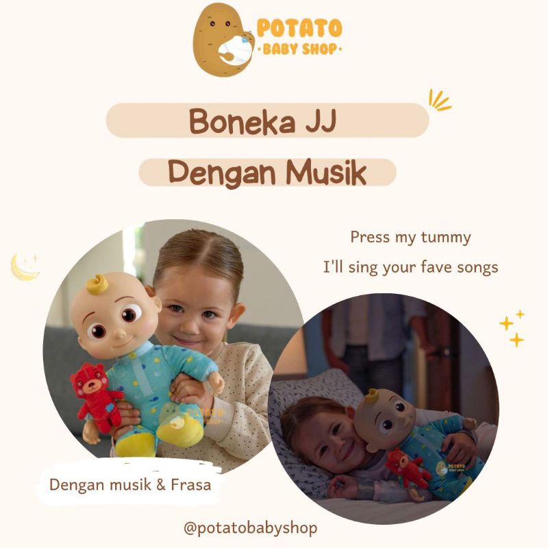 cocomelon JJ Dengan Musik - Boneka Musik