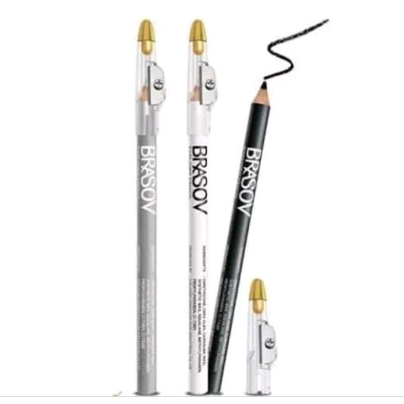 BRASOV Eyeliner Pencil Pensil 1,1 g Halal Waterproff