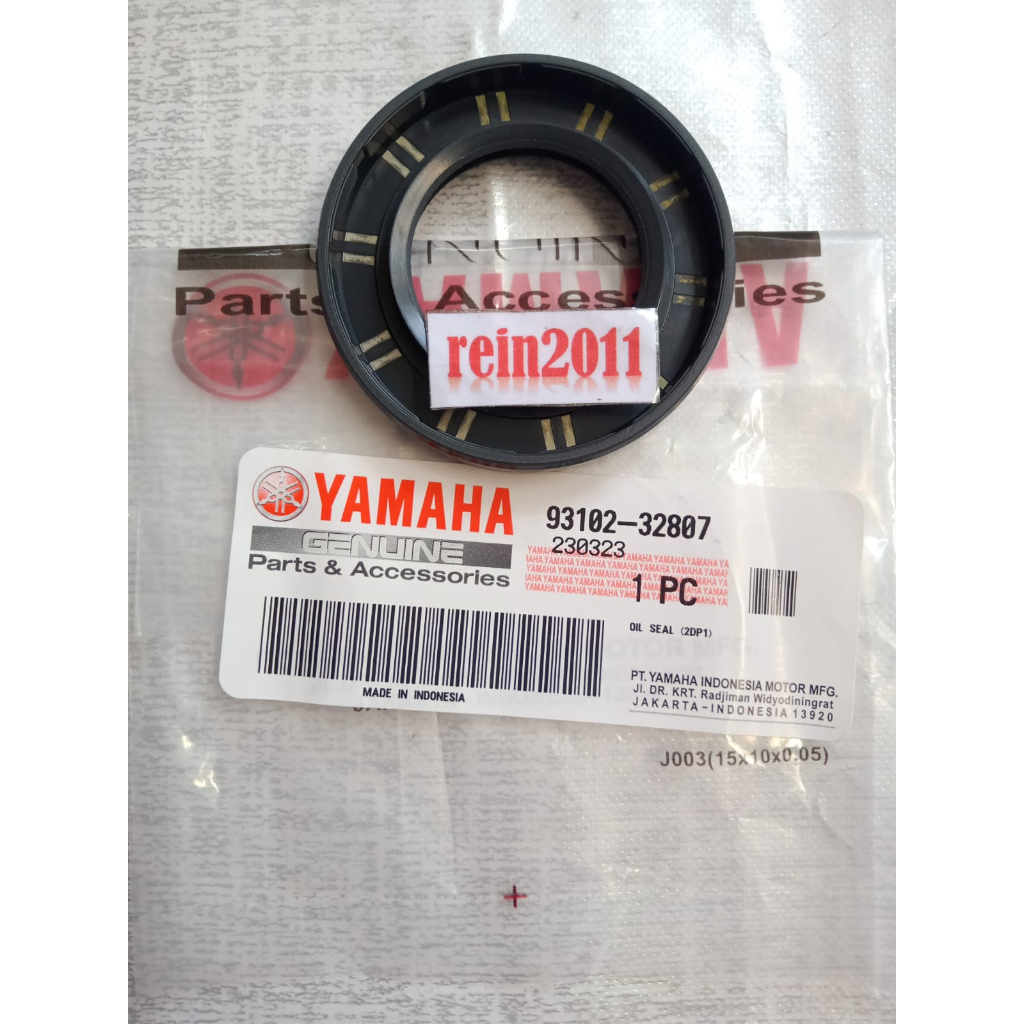 SEAL SIL AS RODA BELAKANG NMAX AEROX 155 ASLI ORI YAMAHA 93102 32807