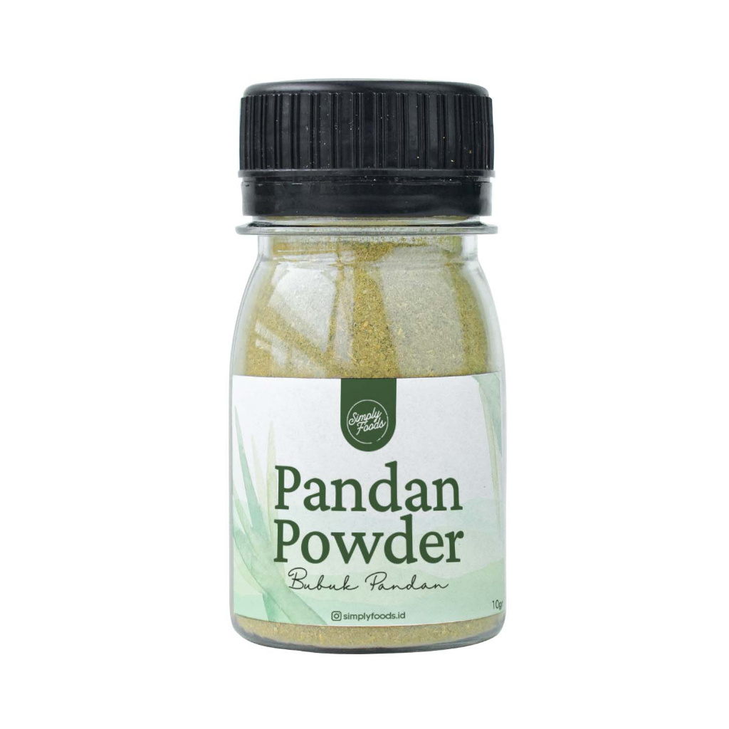 Simply Foods Pandan &amp; Suji Leaves Powder / Bubuk Pandan dan daun Suji