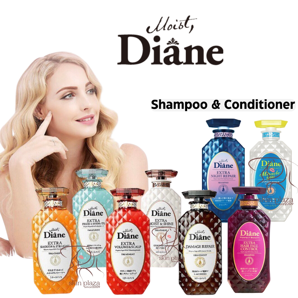 MOIST DIANE Shampoo &amp; Conditioner Treatment Perfect Beauty Extra Miracle You 450ml Pump