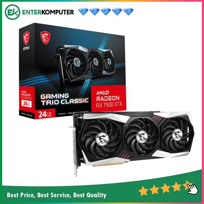 MSI Radeon RX 7900 XTX 24GB GDDR6 - Gaming TRIO Classic