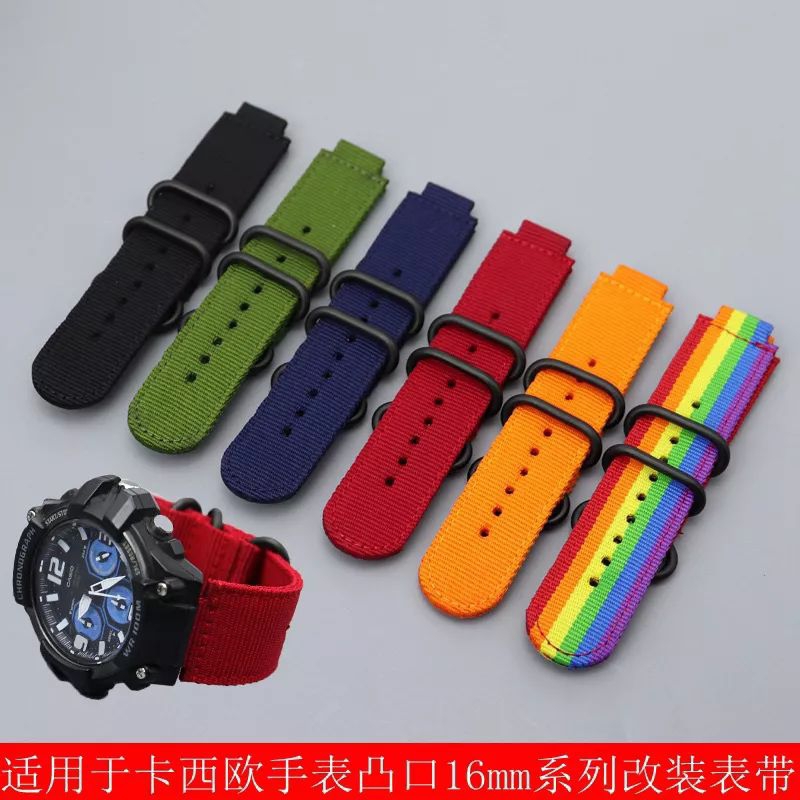 Tali jam tangan Kanvas buat jam Casio G-shock GA100 GA110 GA120 GA140