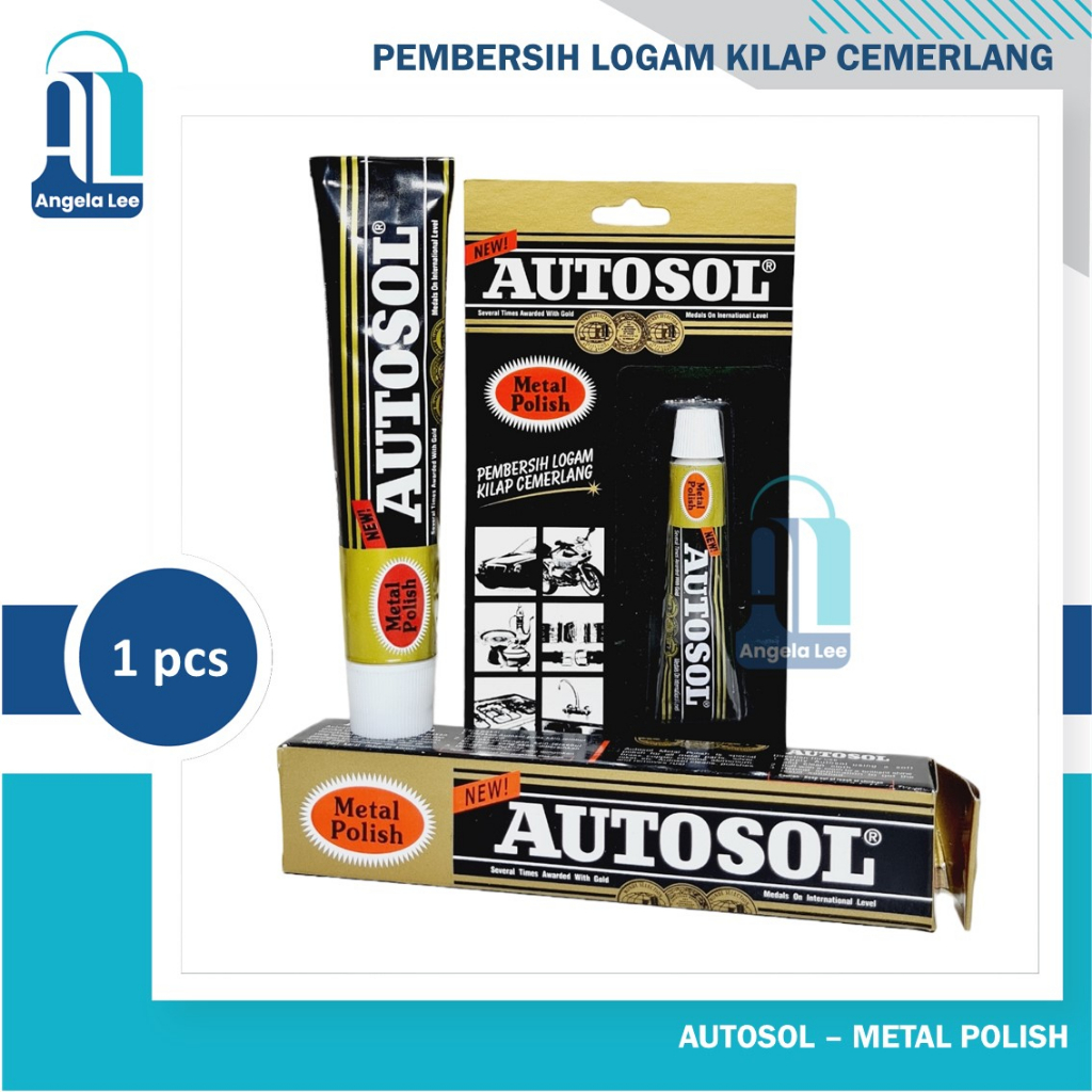 Autosol Metal Polish Pengkilap Logam Polis Metal Chrome Stainless Pembersih Cegah Karat