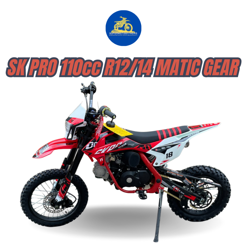 Motor Mini Trail SK PRO 110cc R12/14 MATIC GEAR  | Motor Offroad Anak
