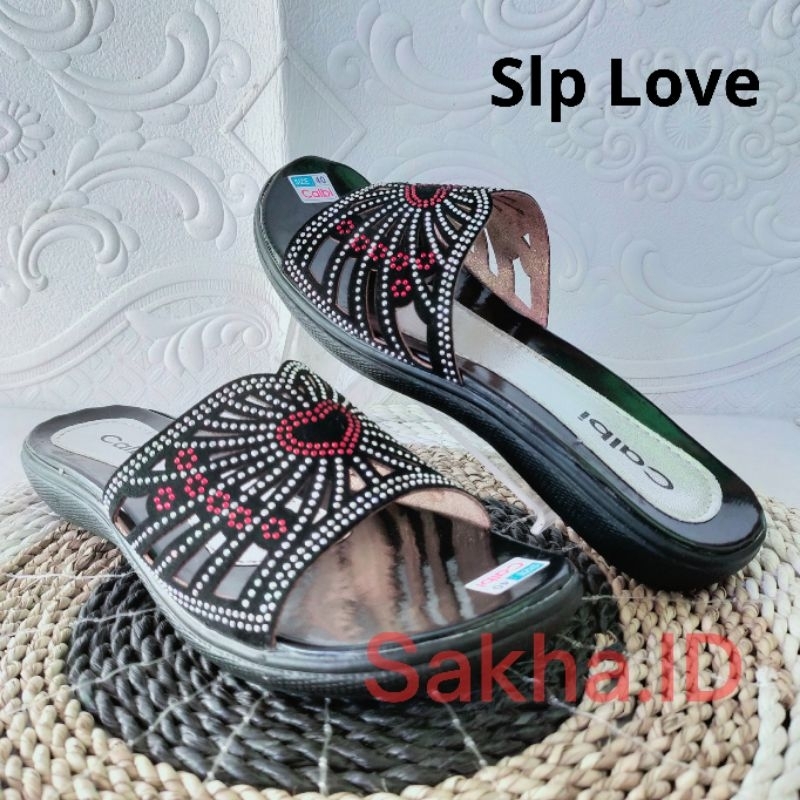 [Diskon] Sandal Calbi Cewek Trepes Teplek Model Flat