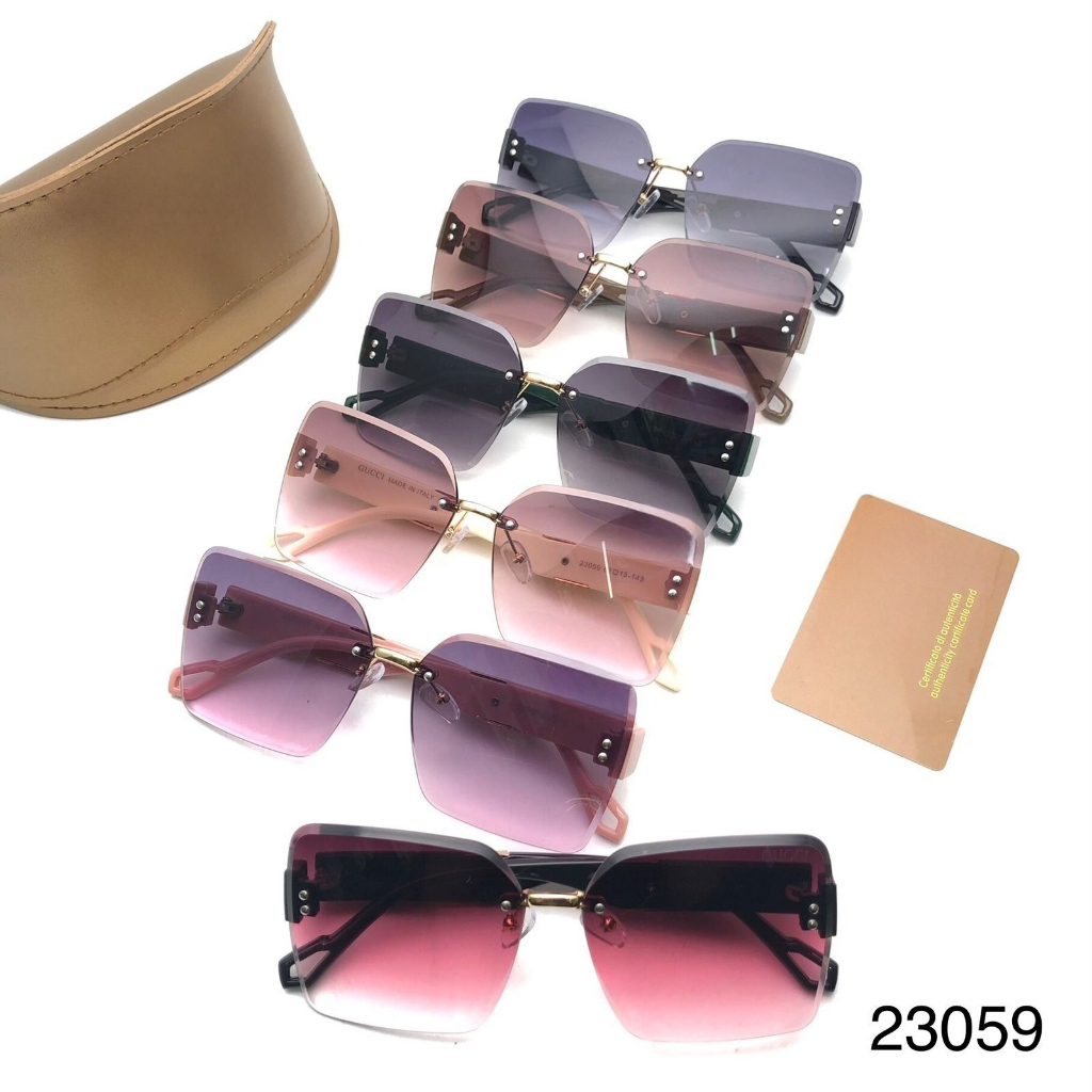 Kacamata Sunglasses Wanita Fashion Kekinian Terbaru Branded A23059